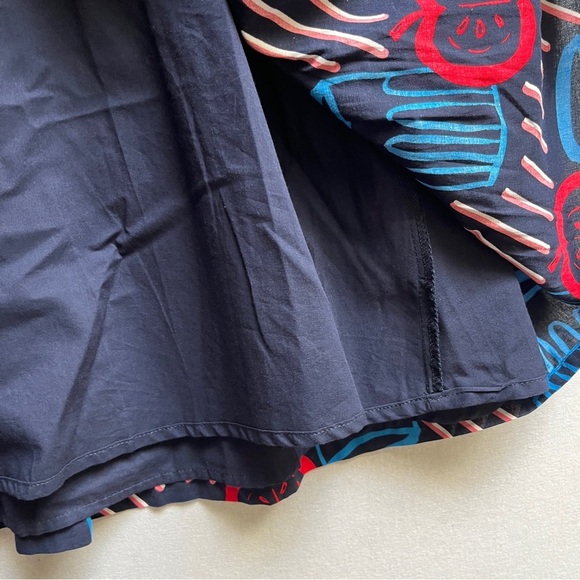 NWT Catimini printed Kids Cotton Dress Sz 12 - Picture 5 of 11